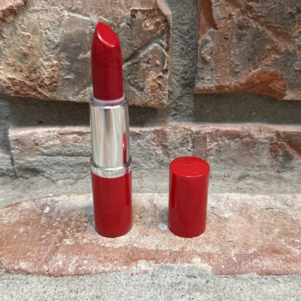 Clinique Long Last Soft Matte Lipstick Matte Crimson‎ 0.14oz/4g in Red Tube RARE